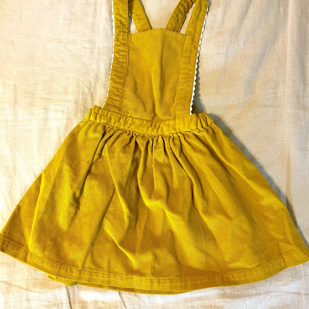 Mustard Corduroy Kids Dress